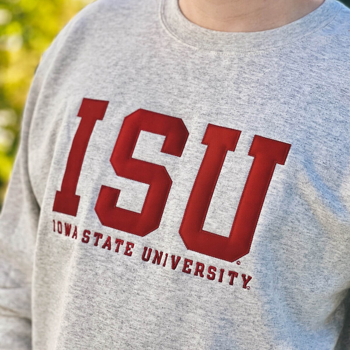 Champion® ISU Oatmeal Crewneck